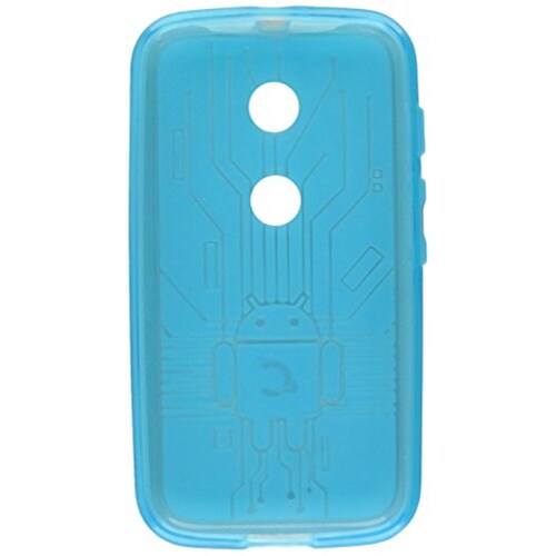 Funda Cruzerlite Moto E Funda, Bugdroid Circuit TPU Caja ro/Naranja