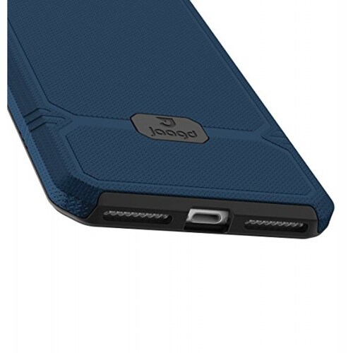 Funda Jaagd Funda para iPhone 8, iPhone 7, Delgada, abso ul Marino)