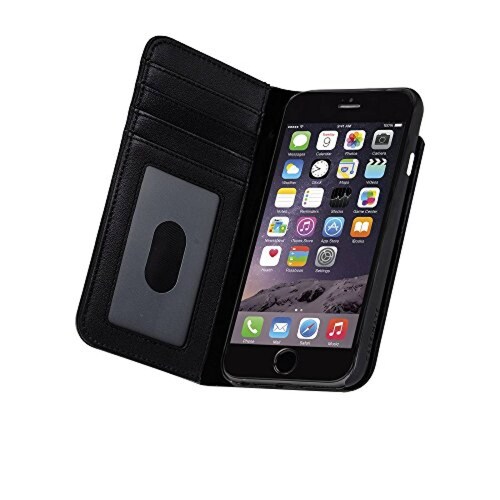 Funda Case-Mate iPhone 8 Plus Case - WALLET FOLIO - Leat us - Black