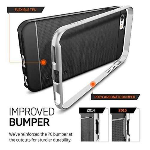 Funda Spigen Neo - Carcasa híbrida para iPhone 6S con pr o Satinado