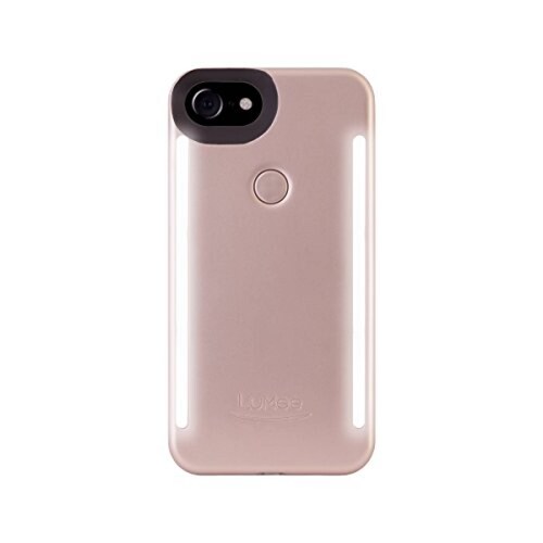 Funda LuMee Duo - Carcasa para iPhone 8 (también Compati  Rosa Mate