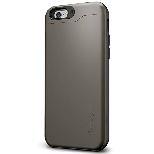 Funda iPhone 6s Funda, Spigen Slim Armor CS - Slim de do is Obscuro