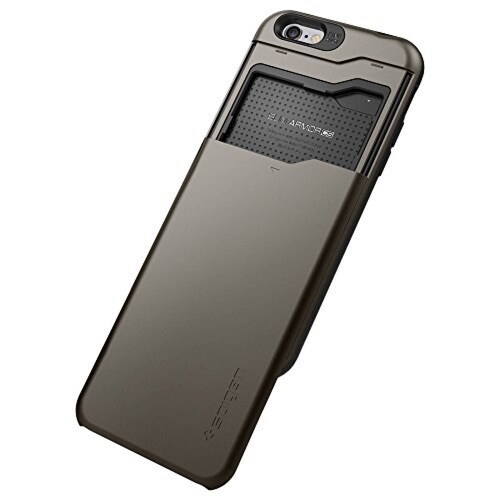 Funda iPhone 6s Funda, Spigen Slim Armor CS - Slim de do is Obscuro