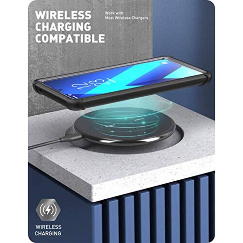 Funda i-Blason Funda para Samsung Galaxy A71 5G [Ares] F 5G (Negro)