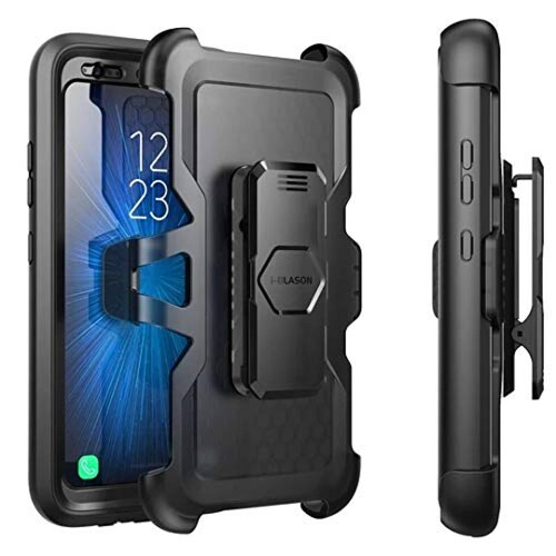 Funda i-Blason Funda para Galaxy S8 Active, Magma de Cue s) (Negro)
