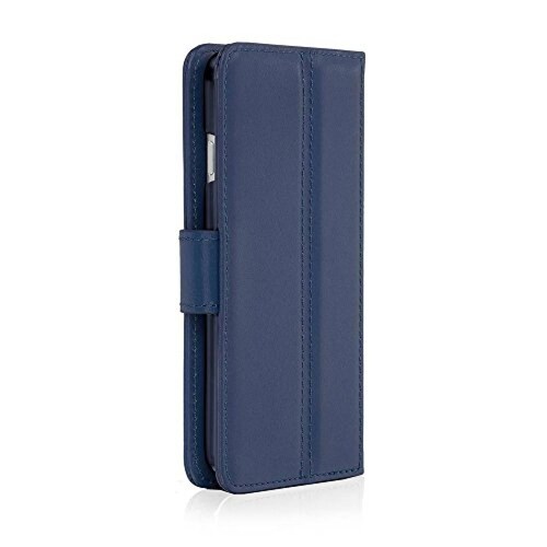 Funda Funda para iPhone 7 Pipetto Magnética Cartera para zul marino