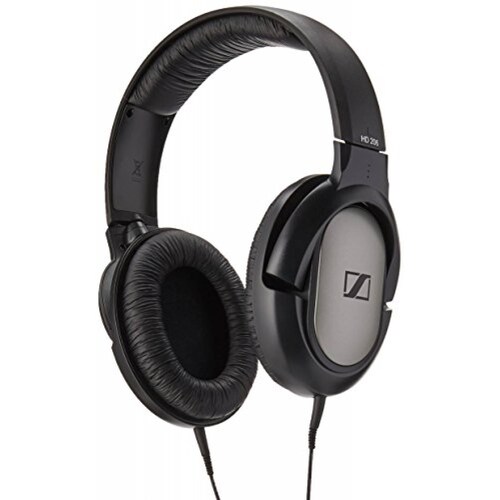 Sennheiser HD 206 Audífonos supraaurales, NegroPlata