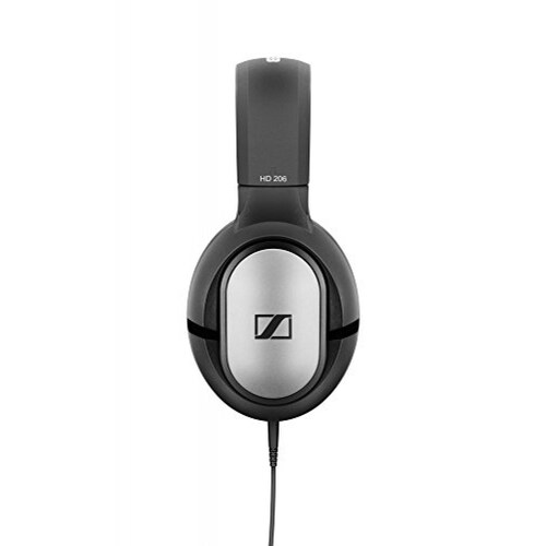 Sennheiser HD 206 Audífonos supraaurales, NegroPlata