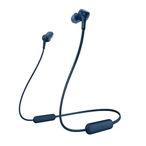 Sony WIXB400  Audífonos inalámbricos InEar con micrófono para llamadas con manos libres , Azul