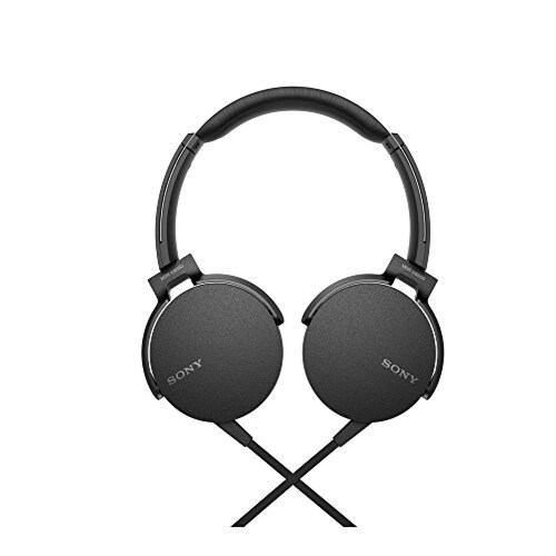Audífonos Sony MDRXB550AP  de diadema EXTRA BASS con micrófo es , Negro