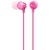 Sony MDREX15LP Audífonos intrauditivos de Silicón, color Rosa