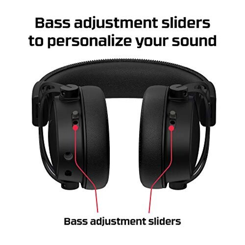 Audífonos HyperX Cloud Alpha S Blackout  para gaming, Sonido e aluminio