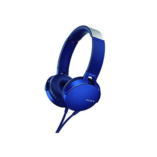 Audífonos Sony MDRXB550AP  de diadema EXTRA BASS con micrófo res , Azul