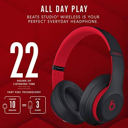 Audífonos inalámbricos Beats Studio3 Wireless  The Beats Decade Collection  Rojo y Negro