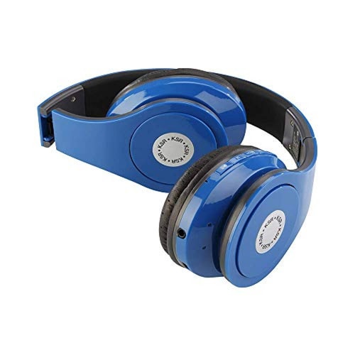 Kaiser Audífonos KSR Bluetooth y Micro SD Azules