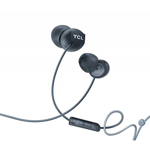 TCL SOCL300  Auriculares inEar con micrófono Integrado, Negro Phantom, Una Talla