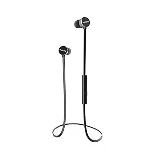 Audífonos PHILIPS TAUN102BK27 inalámbricos UpBeat con microf olor Negro