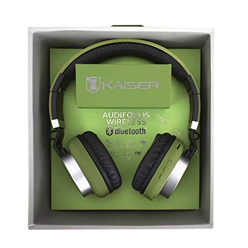 Kaiser Audífonos KSR Wireless Plegables Verdes