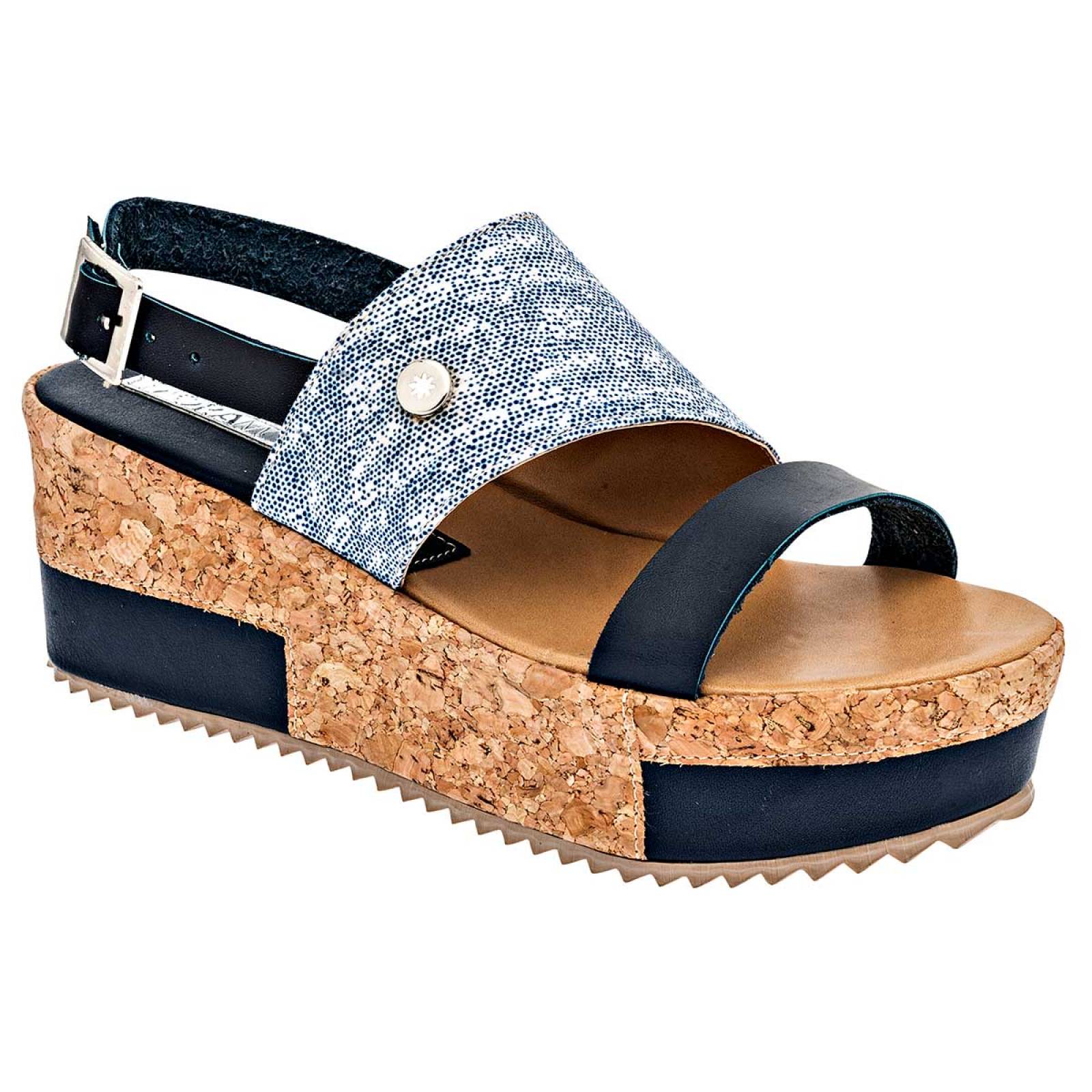 Sandalia mod 112spa25 para mujer moramora color marino - Sears