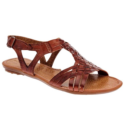 Sandalia Mod 163231 Para Mujer Mora tierra Color Cafe