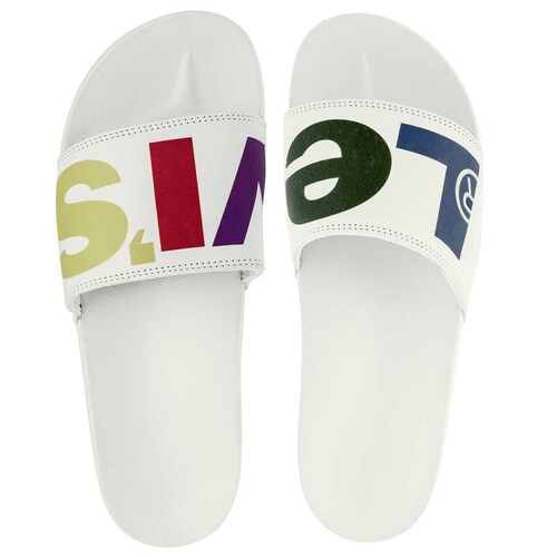 Sandalia Mod L111141 Para Mujer Levis Color Blanco