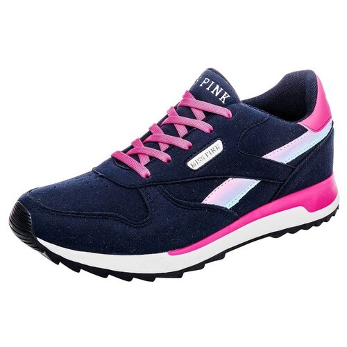 Tenis Mod 172738 Para Mujer Miss pink Color Marino