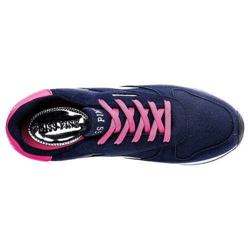 Tenis Mod 172738 Para Mujer Miss pink Color Marino
