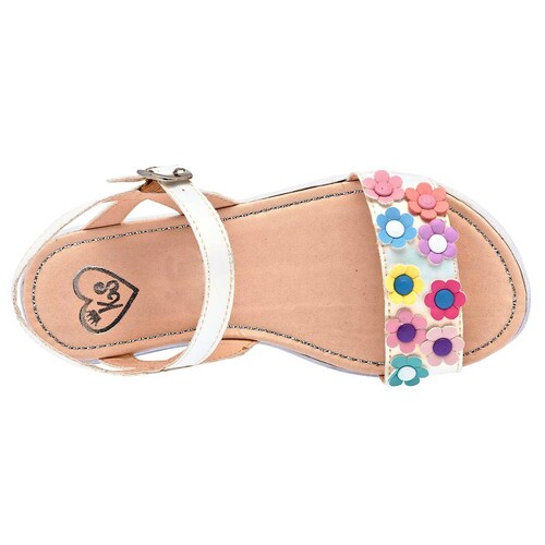 Sandalia Mod 951 Para Niña Ks Color Blanco