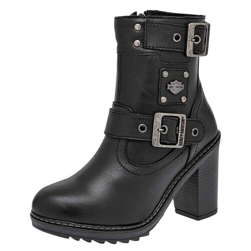 Bota y botin Mod Ludwell Para Mujer Harley davidson Color Negro
