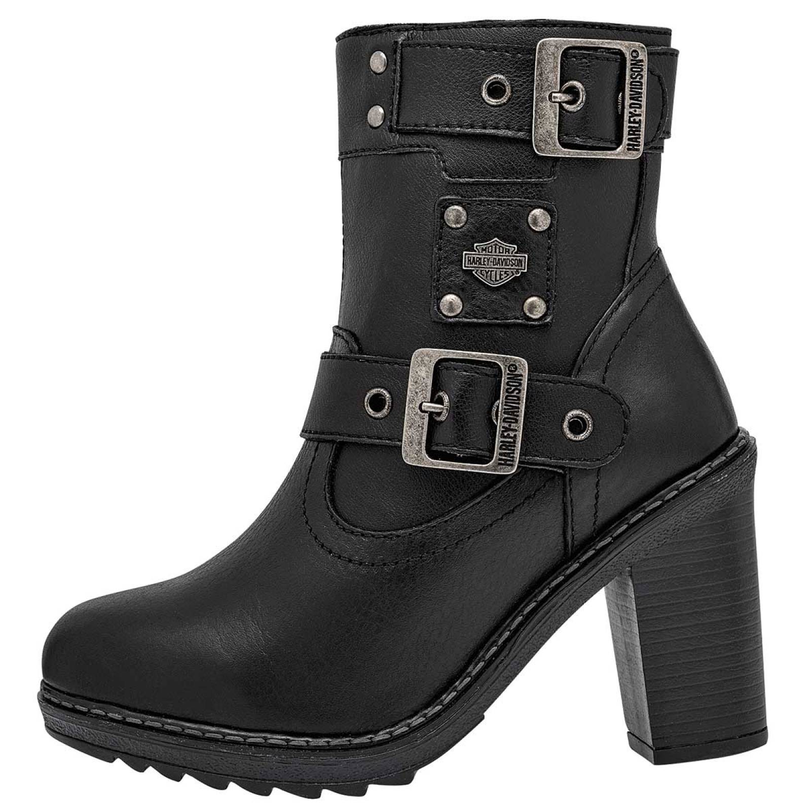 Bota harley davidson online piel negra