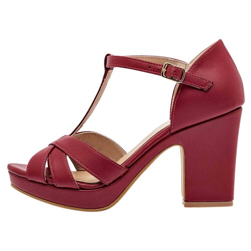 Zapato casual Mod 773 Para Mujer Dcristian Color Rojo