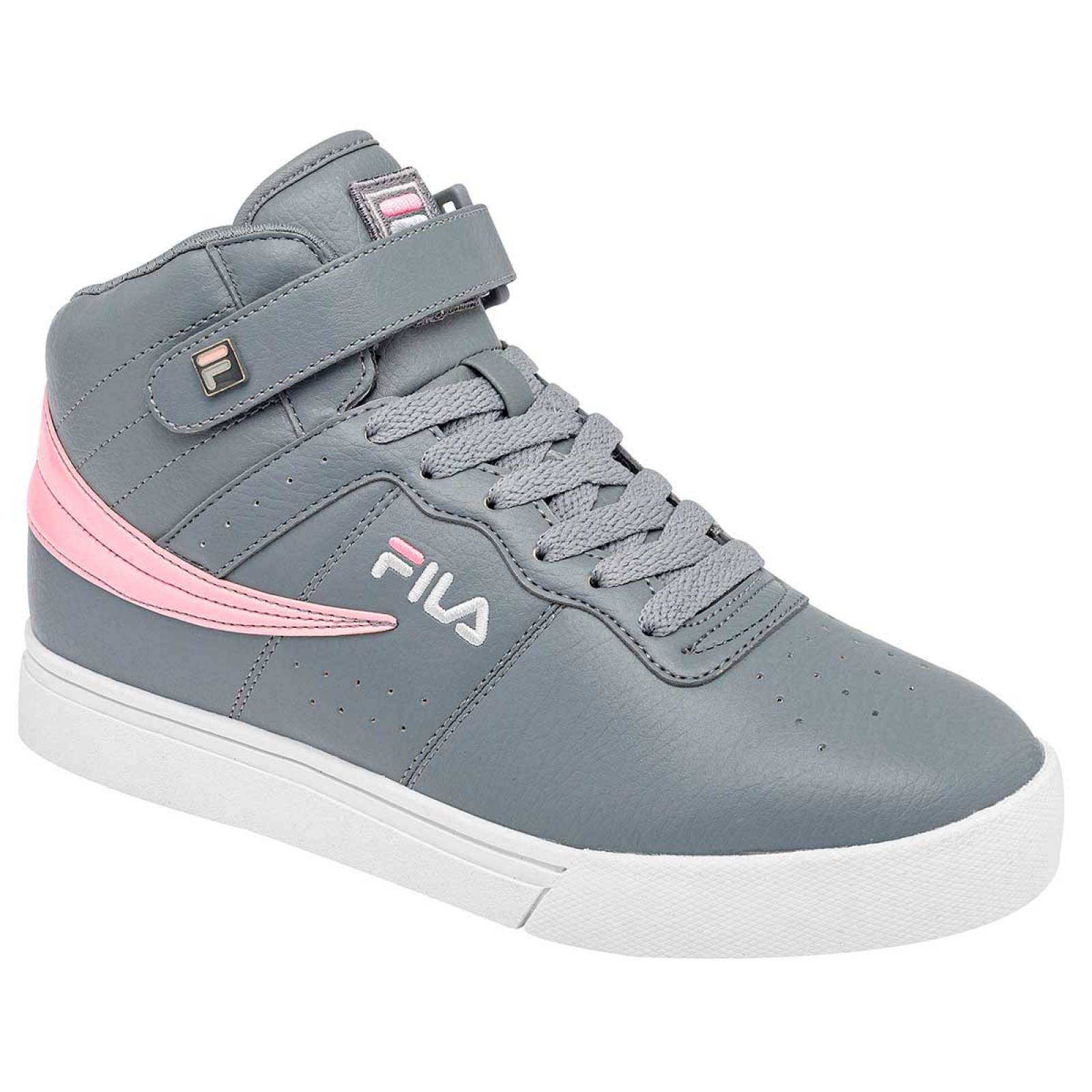 Tenis fila 2025 gris con rosa