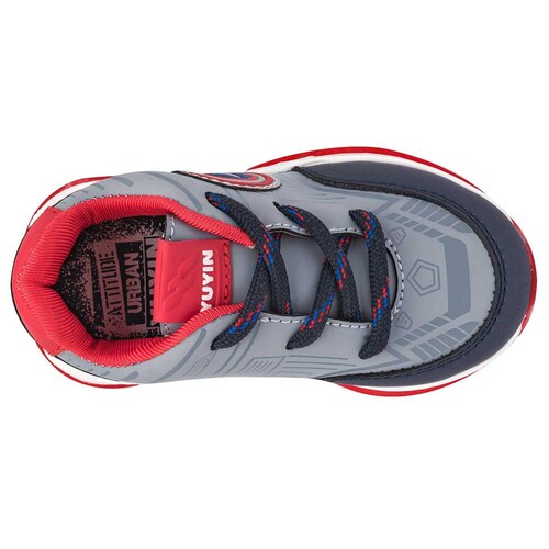 Tenis Mod 23161 Para Niño Yuyin Color Gris
