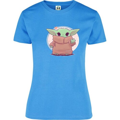 Playera Dama Cuyo Virtuoso Mandalorian Grogu Baby Yoda 053