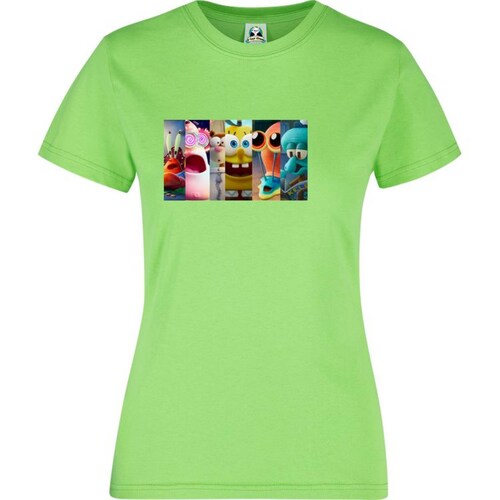 Playera Dama Cuyo Virtuoso Bob Esponja Pelicula Al Rescate 002