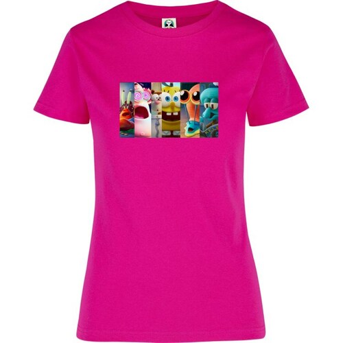 Playera Dama Cuyo Virtuoso Bob Esponja Pelicula Al Rescate 002