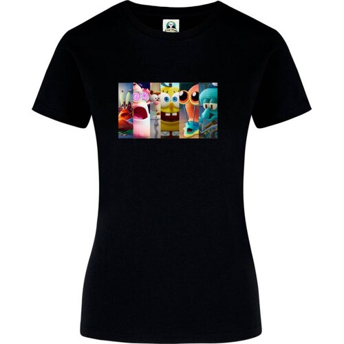 Playera Dama Cuyo Virtuoso Bob Esponja Pelicula Al Rescate 002