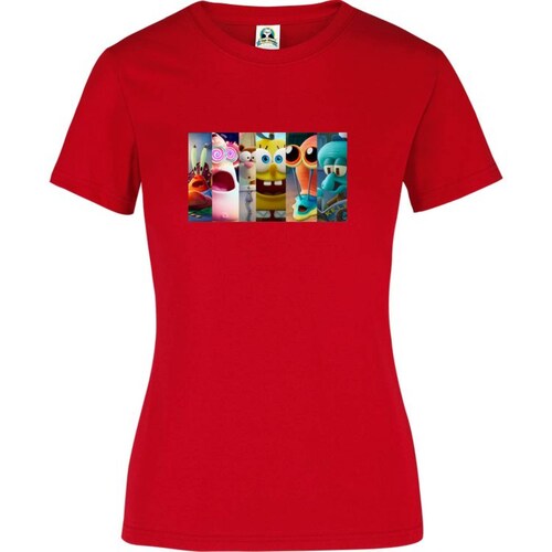 Playera Dama Cuyo Virtuoso Bob Esponja Pelicula Al Rescate 002