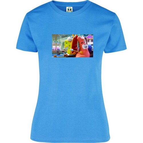 Playera Dama Cuyo Virtuoso Bob Esponja Pelicula Al Rescate 006