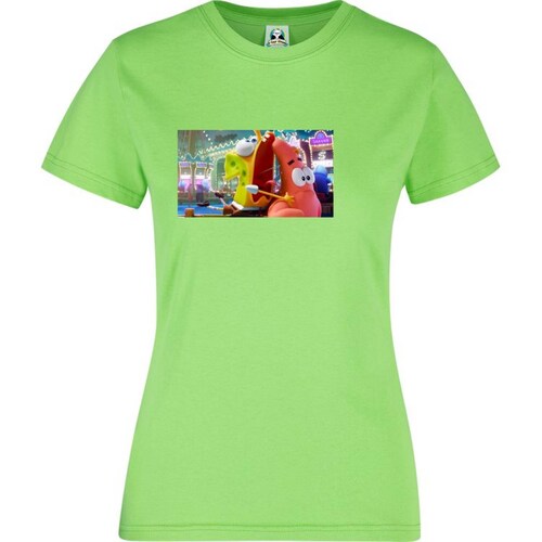 Playera Dama Cuyo Virtuoso Bob Esponja Pelicula Al Rescate 006