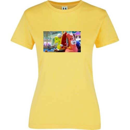 Playera Dama Cuyo Virtuoso Bob Esponja Pelicula Al Rescate 006