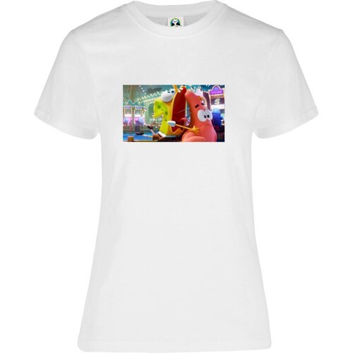 Playera Dama Cuyo Virtuoso Bob Esponja Pelicula Al Rescate 006