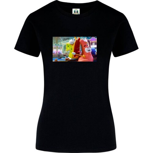 Playera Dama Cuyo Virtuoso Bob Esponja Pelicula Al Rescate 006