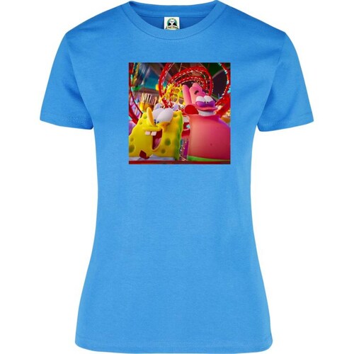 Playera Dama Cuyo Virtuoso Bob Esponja Pelicula Al Rescate 016
