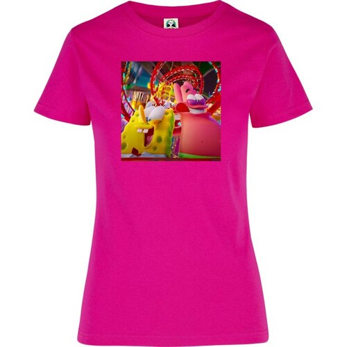 Playera Dama Cuyo Virtuoso Bob Esponja Pelicula Al Rescate 016