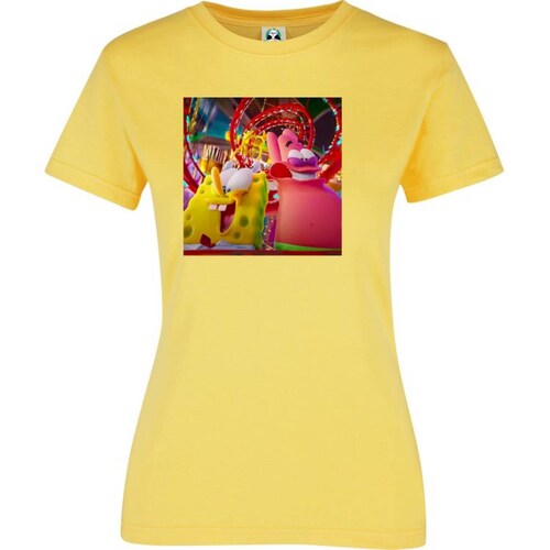 Playera Dama Cuyo Virtuoso Bob Esponja Pelicula Al Rescate 016