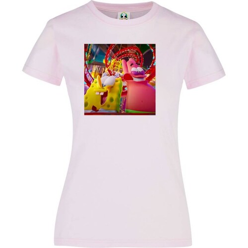 Playera Dama Cuyo Virtuoso Bob Esponja Pelicula Al Rescate 016