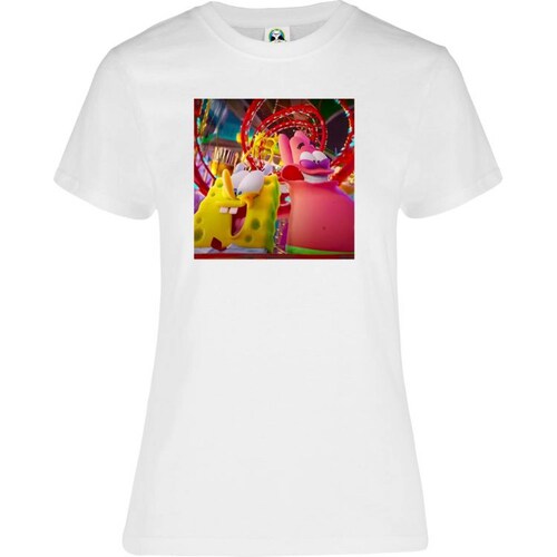 Playera Dama Cuyo Virtuoso Bob Esponja Pelicula Al Rescate 016