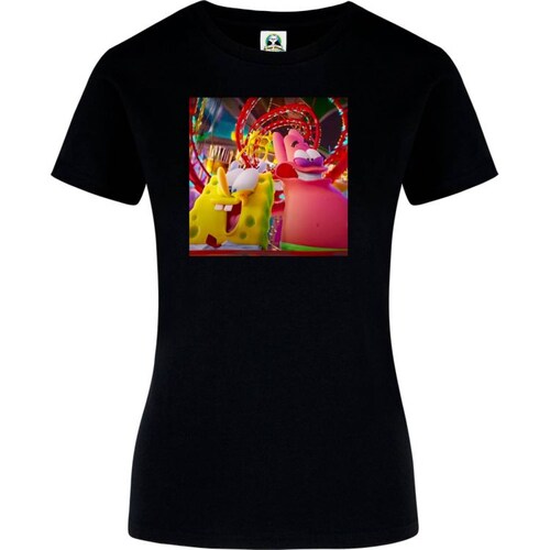 Playera Dama Cuyo Virtuoso Bob Esponja Pelicula Al Rescate 016