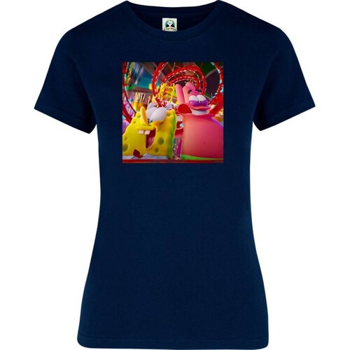 Playera Dama Cuyo Virtuoso Bob Esponja Pelicula Al Rescate 016